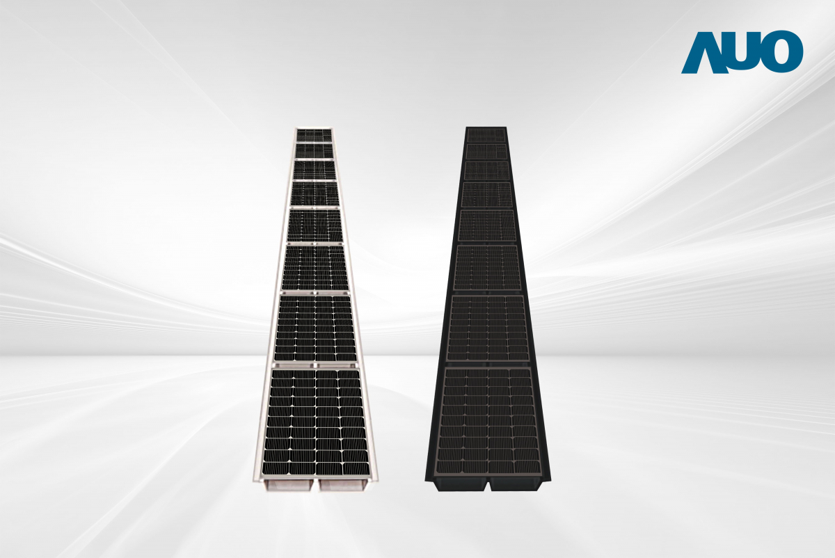 友達研發SunSteel光電浪板一體化建材，相較傳統太陽能支架系統，減少了支架、夾具、螺絲等配件 ，大幅降低工程複雜性，實現案場快速安裝